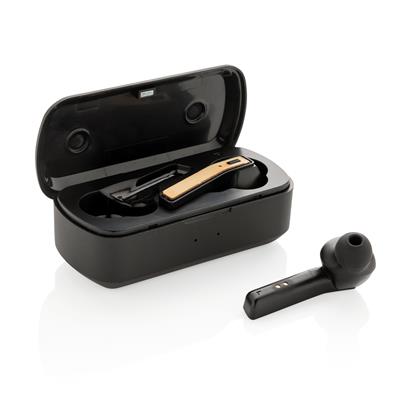 Auriculares inalámbricos personalizados Bamboo  TWS en estuche